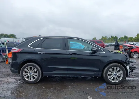 2020 Ford Edge Titanium из США, поврежденный, VIN 2FMPK4K92LBA65796